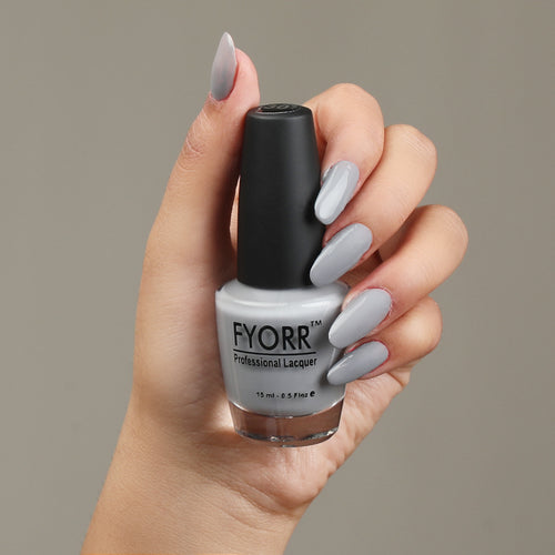 FYORR 15ML Quick Dry Long Lasting Smooth Finish Nail Polish (Oh Yeh Its Grey)