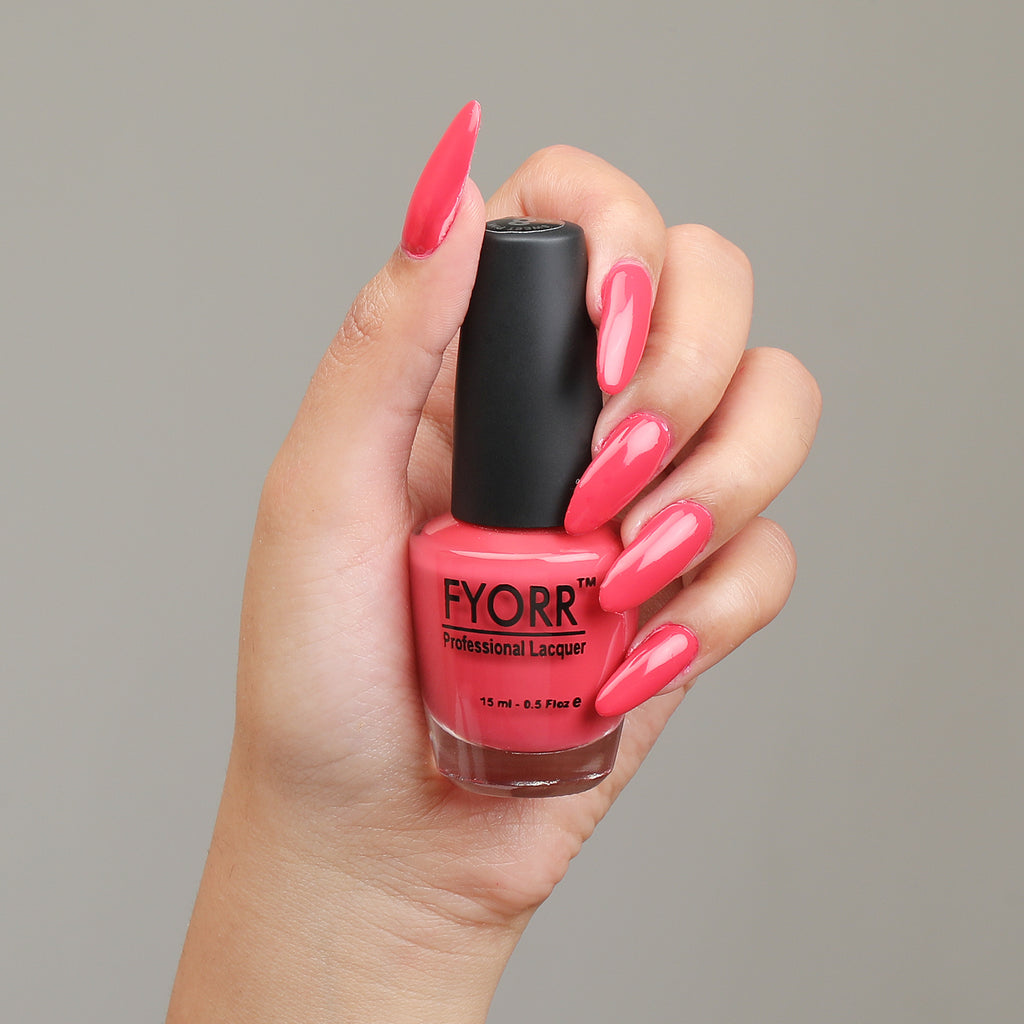 FYORR 15ML Quick Dry Long Lasting Smooth Finish Nail Polish (Sweet Pink)