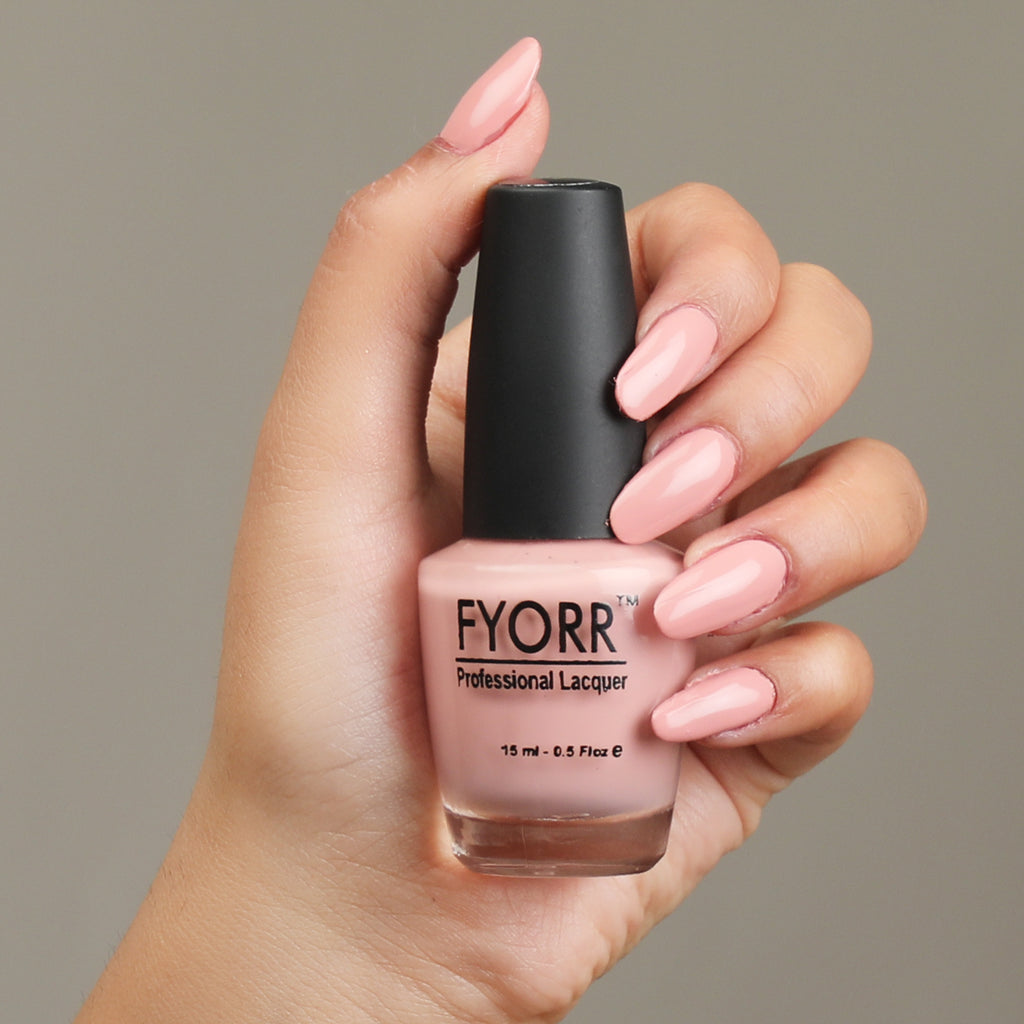 FYORR 15Ml Quick Dry Long Lasting Smooth Matte Finish Nail Polish (Barelythere)