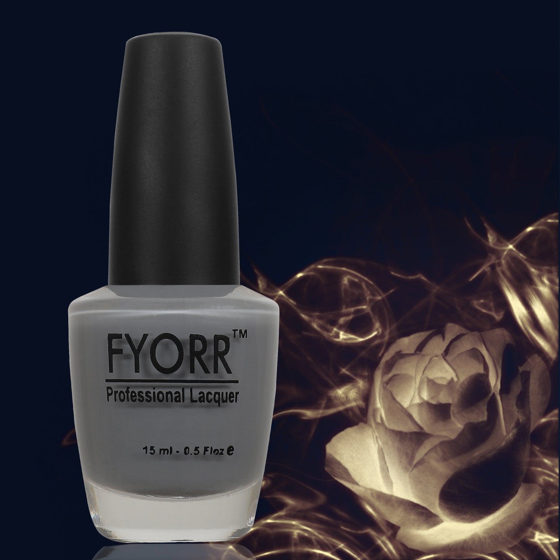 FYORR 15ML Quick Dry Long Lasting Smooth Finish Nail Polish (Oh Yeh Its Grey)