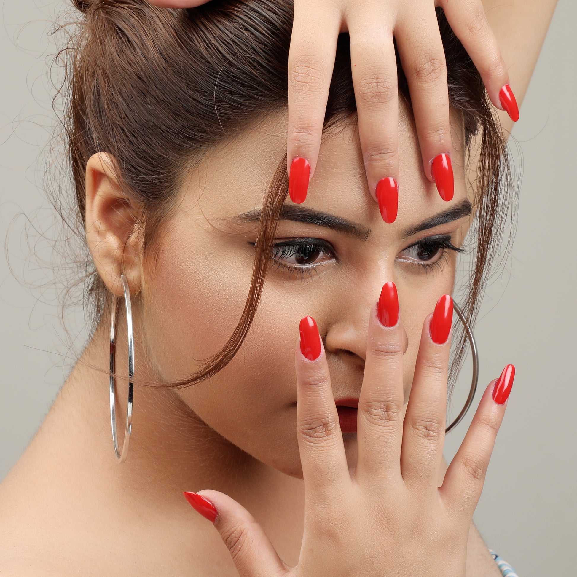 FYORR Russian Red Matte Nail Polish Long Lasting Smooth Finish Nail Enamel (Russian Red), 15Ml