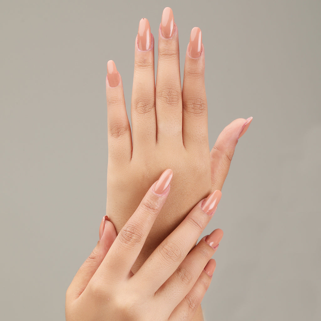 FYORR 15Ml Quick Dry Long Lasting Smooth Matte Finish Nail Polish (Perfect Nude)