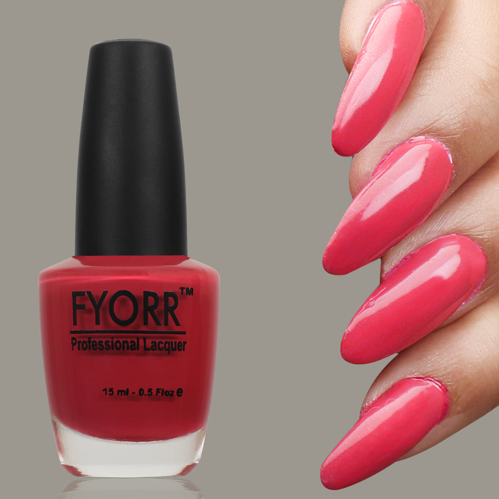 FYORR Long Lasting Nail Polish, 15 ml (Sweet Pink) (FNNP-08)
