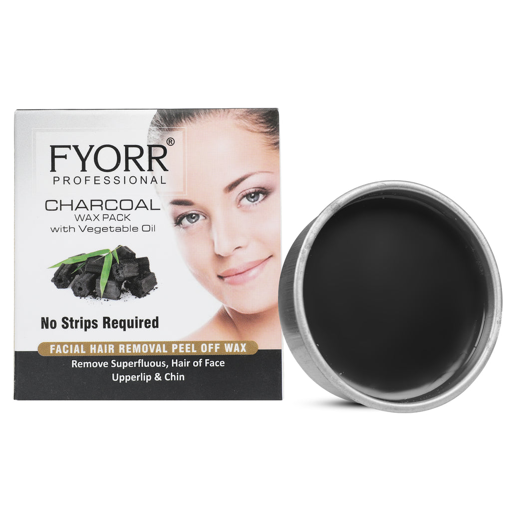 FYORR Fyorr Facial Katori Peel Off Wax Charcoal 80 g each