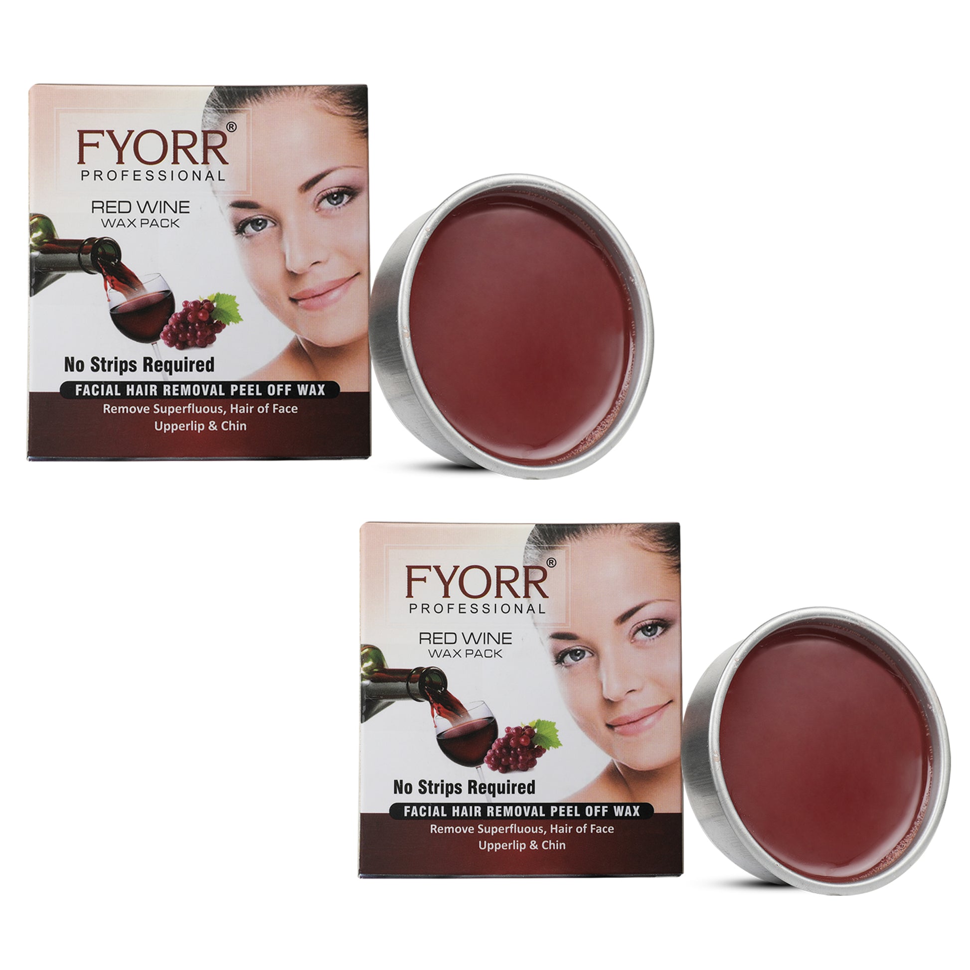 FYORR Fyorr Facial Katori Peel Off Wax Red Wine 80 Gm
