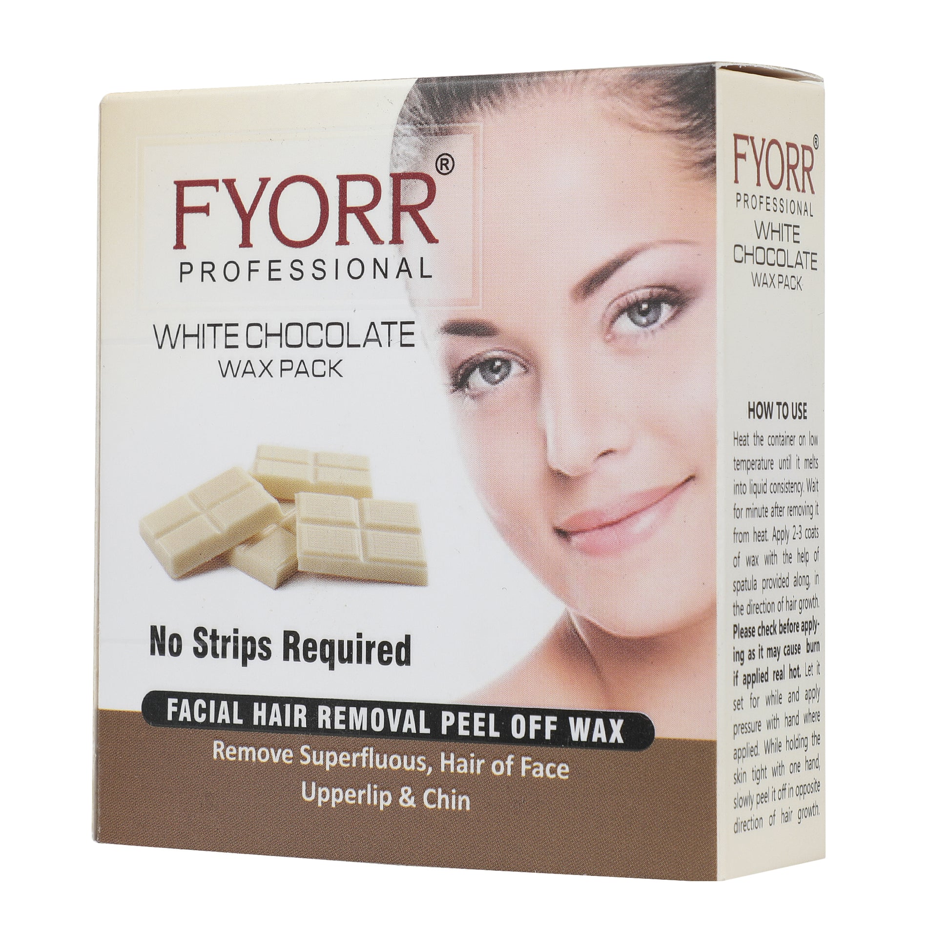 FYORR Facial Katori Peel Off Wax White Chocolate 80 Gm each