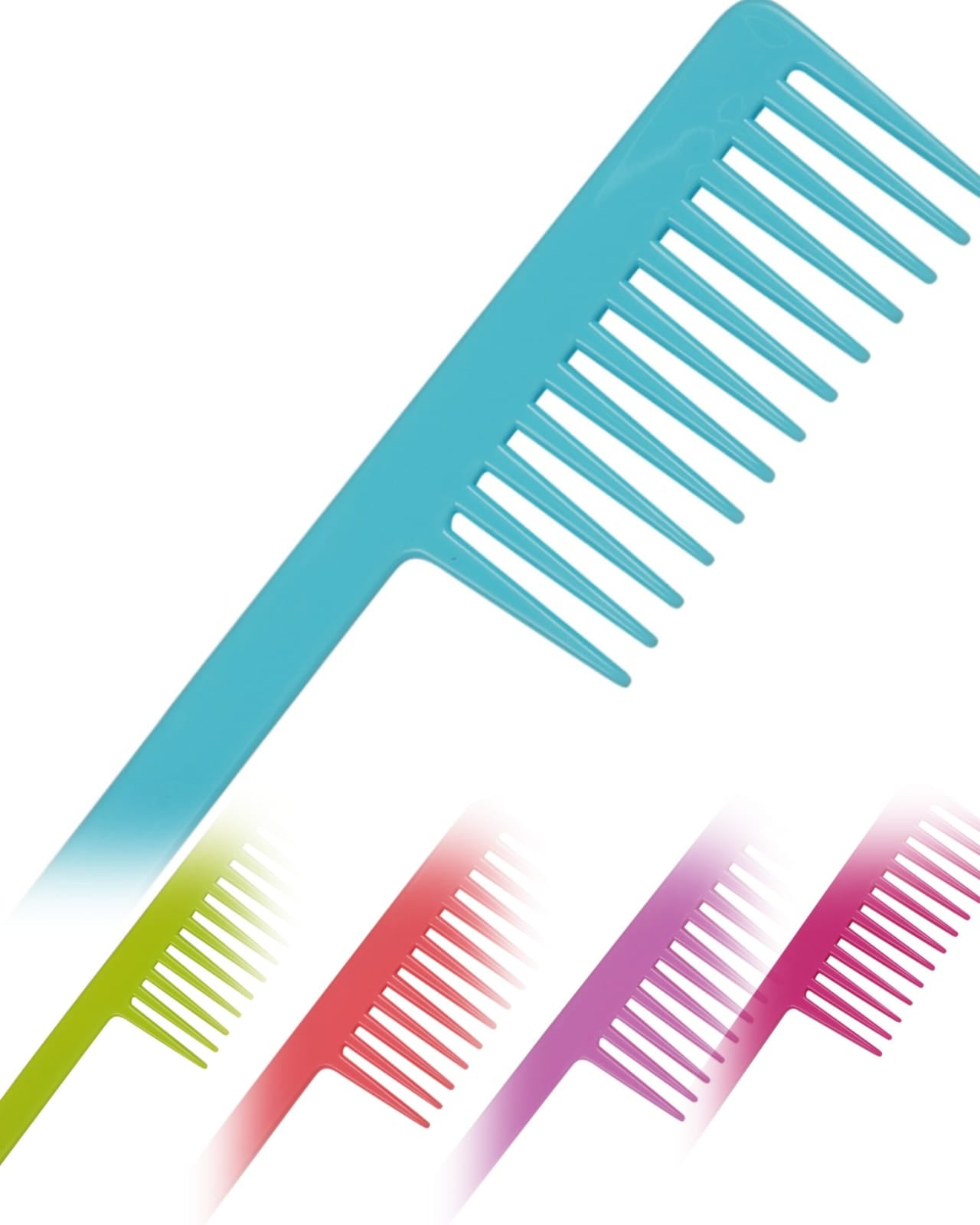 NOTCH Zodiac Long Hair Detangling Comb Wide Tooth Comb for Curly Hair Wet Dry Hair, No Handle Detangler Comb Styling Shampoo Comb 15cm Wide Comb 6" Inch